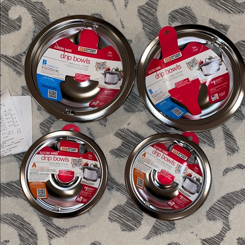 Electric Stove top covers. Set of 4